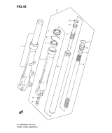 SUZUKI, FL 125 SDW Address K7, FRONT DAEMPFER