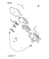 SUZUKI, FL 125 SDW Address K7, TACHOMETER