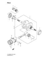 SUZUKI, Suzuki FL125SDW K7, KURBELWELLE