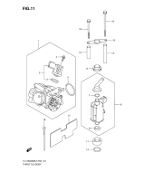 SUZUKI, Suzuki FL125SDW K7, DROSSELGEHAEUSE