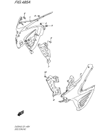 SUZUKI, DL 650 A V-Strom L6, SEITENVERKLEIDUNG