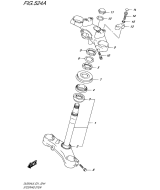 SUZUKI, DL 650 A V-Strom L6, LENKGEHAEUSE