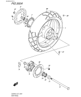 SUZUKI, DL 650 A V-Strom L6, HINTERRAD