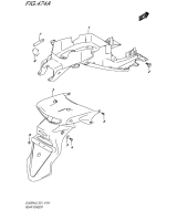 SUZUKI, DL 650 A V-Strom L6, HINTERER KOTFLUEGEL