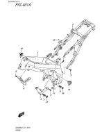 SUZUKI, DL 650 A V-Strom L6, RAHMEN ABDECKUNG