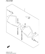 SUZUKI, DL 650 A V-Strom L6, KNUCKLE COVER SET