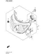 SUZUKI, DL 650 A V-Strom L6, SCHEINWERFER