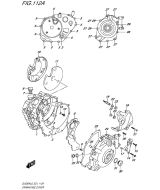SUZUKI, DL 650 A V-Strom L6, KURBELGEHAEUSE ABDECKUNG