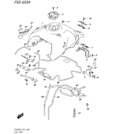 SUZUKI, DL 650 A V-Strom L6, TREIBSTOFF TANK