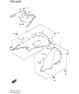 SUZUKI, DL 650 A V-Strom L6, TANK VERKLEIDUNG