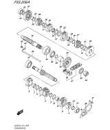 SUZUKI, DL 650 A V-Strom L6, GETRIEBE