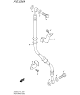 SUZUKI, GW 250 /Z Inazuma L5, VORDERE BREMSLEITUNG