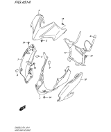 SUZUKI, GW 250 /Z Inazuma L5, SCHEINWERFERGEHAEUSE