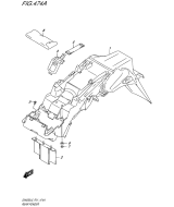 SUZUKI, GW 250 /Z Inazuma L5, HINTERER KOTLFUEGEL