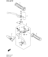 SUZUKI, GW 250 /Z Inazuma L5, GRIFFHEBEL