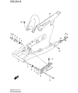 SUZUKI, GW 250 /Z Inazuma L5, HINTERER SCHWINGARM