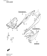 SUZUKI, GW 250 /Z Inazuma L5, RAHMENVERKLEIDUNG