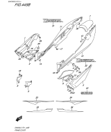 SUZUKI, GW 250 /Z Inazuma L5, RAHMENVERKLEIDUNG (Z-MODEL)