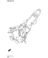 SUZUKI, GW 250 /Z Inazuma L5, RAHMENABDECKUNG