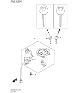 SUZUKI, GW 250 /Z Inazuma L5, SCHLOSSATZ