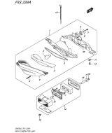 SUZUKI, GW 250 /Z Inazuma L5, KOMBINATIONSLAMPE HINTEN