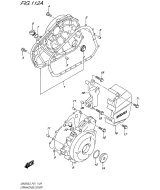 SUZUKI, GW 250 /Z Inazuma L5, KURBELGEHAEUSEABDECKUNG