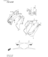 SUZUKI, GW 250 /Z Inazuma L5, TANKVERKLEIDUNG (Z-MODEL)