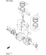 SUZUKI, GW 250 /Z Inazuma L5, KURBELWELLE