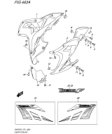 SUZUKI, GW 250 F Inazuma L5, UNTERE VERKLEIDUNG