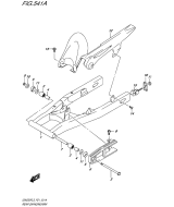 SUZUKI, GW 250 F Inazuma L5, HINTERER SCHWINGARM