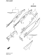 SUZUKI, GW 250 F Inazuma L5, RAHMENVERKLEIDUNG