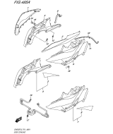 SUZUKI, GW 250 F Inazuma L5, SEITENVERKLEIDUNG