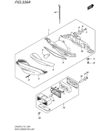 SUZUKI, GW 250 F Inazuma L5, KOMBINATIONSLAMPE HINTEN