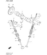 SUZUKI, GW 250 F Inazuma L5, NOCKENWELLE VENTIL