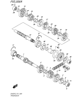 SUZUKI, GW 250 F Inazuma L5, GETRIEBE