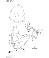 SUZUKI, GW 250 F Inazuma L7, VERKLEIDUNG