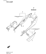 SUZUKI, GW 250 F Inazuma L7, RAHMENVERKLEIDUNG (AGQ)