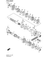 SUZUKI, GW 250 F Inazuma L7, GETRIEBE