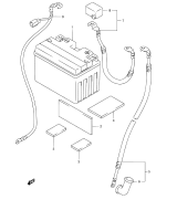 SUZUKI, SV 650 U K2, BATTERIE