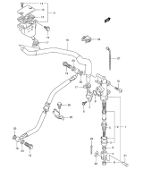 SUZUKI, SV 650 U K2, HINTERER HAUPTBREMSZYLINDER