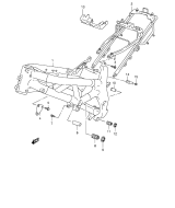 SUZUKI, SV 650 U K2, RAHMENABDECKUNG