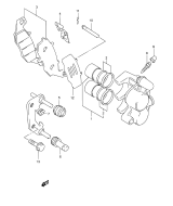 SUZUKI, SV 650 U K2, VORDERER BREMSSATTEL