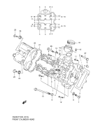 SUZUKI, SV 650 U K2, VORDERER ZYLINDERKOPF