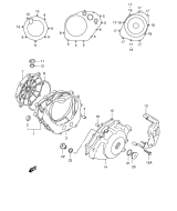 SUZUKI, SV 650 U K2, KURBELGEHAEUSE ABDECKUNG