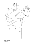 SUZUKI, SV 650 U K2, TREIBSTOFF TANK