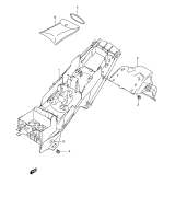 SUZUKI, GSX-R 600 X K5, HINTERER KOTFLUEGEL