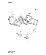 SUZUKI, GSX-R 600 X K5, TACHOMETER