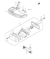 SUZUKI, GSX-R 600 X K5, RUECKLICHT