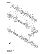 SUZUKI, GSX-R 600 X K5, GETRIEBE