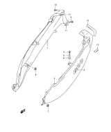 SUZUKI, GSX 600 F X, RAHMEN VERKLEIDUNG